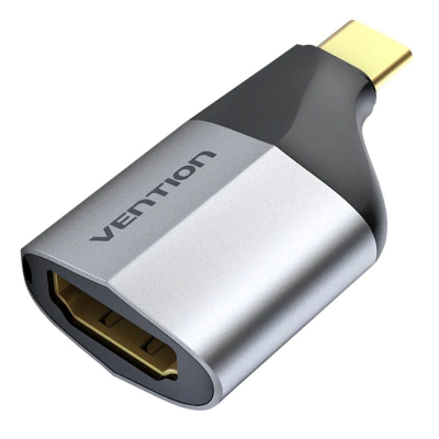 Adaptador usb tipo-c vention tcah0/ usb tipo-c macho - hdmi hembra