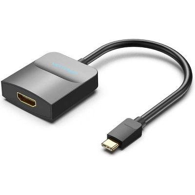 Adaptador vention tdcbb/ usb tipo-c macho - hdmi hembra