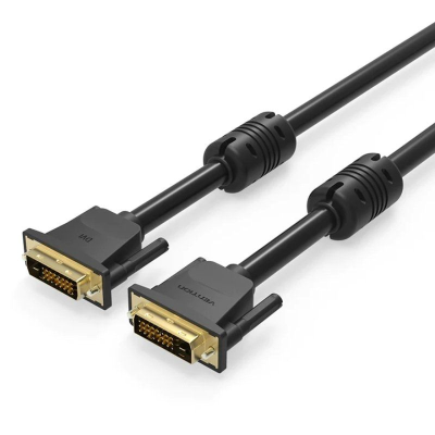 Cable dvi vention eaabf/ dvi-d macho - dvi-d macho/ 1m/ negro