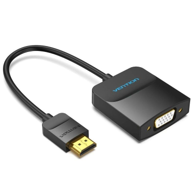 Conversor vention 42154/ hdmi macho - vga hembra/ 15cm/ negro