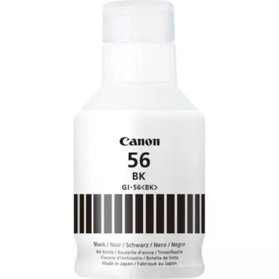 Botella de tinta original canon gi-56/ negro