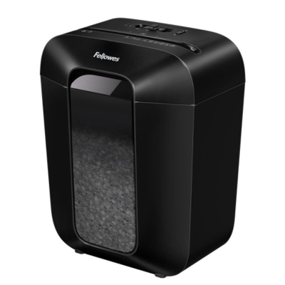 Destructora fellowes lx41/ minicorte de 4 x 12mm/ negra