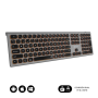 Teclado inalámbrico subblim master/ gris y negro