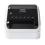 Impresora de etiquetas brother ql-1110nwbc/ térmica/ ancho etiqueta 103mm/ usb-wifi-bluetooth-ethernet/ blanca y negra