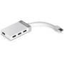 Hub usb 3.0 trendnet tu3-h4e/ 4xusb/ blanco y gris