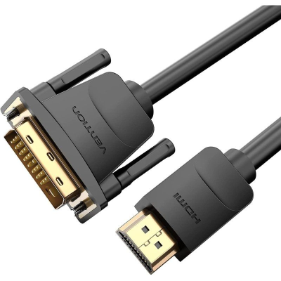 Cable conversor vention abfbh/ dvi macho - hdmi macho/ 2m/ negro