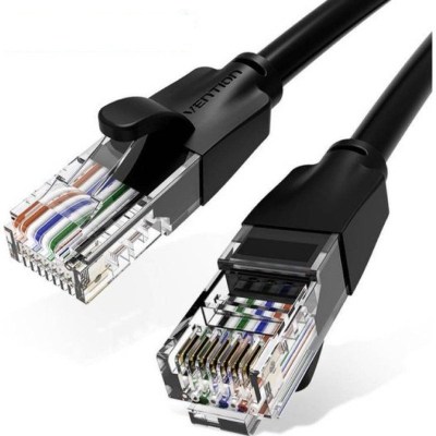 Cable de red rj45 utp vention ibebn cat.6/ 15m/ negro