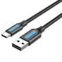 Cable usb 2.0 tipo-c vention cokbc/ usb macho - usb tipo-c macho/ hasta 60w/ 480mbps/ 25cm/ gris