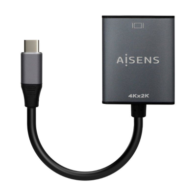 Conversor hdmi 4k 30hz aisens a109-0685/ hdmi hembra - usb tipo-c macho/ 15cm/ gris