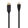 Cable conversor nanocable 10.15.4310/ displayport macho - hdmi macho/ 10m/ negro