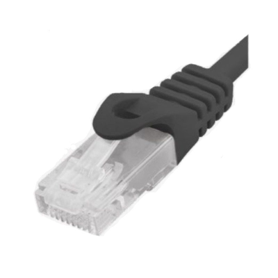 Cable de red rj45 utp phasak phk 1701 cat.6/ 1m/ negro