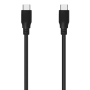 Cable usb 3.2 tipo-c aisens a107-0703 20gbps 5a 100w/ usb tipo-c macho - usb tipo-c macho/ hasta 100w/ 2500mbps/ 1.5m/ negro