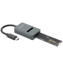 Dock usb tipo-c para ssd m2 sata/nvme aisens asuc-m2d012-gr/ gris