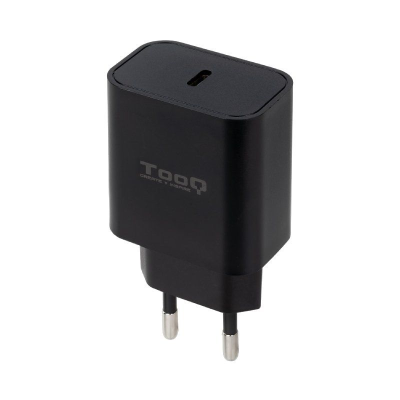 Cargador de pared tooq tqwc-pdusbc20b/ 1xusb tipo-c/ 20w