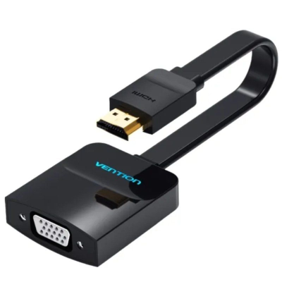 Cable conversor vention 74345/ hdmi macho/ vga hembra/ 15cm/ negro