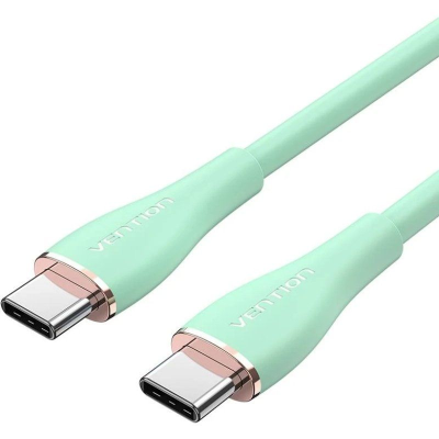 Cable usb 2.0 tipo-c vention tawgg/ usb tipo-c macho - usb tipo-c macho/ hasta 100w/ 480mbps/ 1.5m/ verde