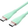 Cable usb 2.0 tipo-c vention tawgg/ usb tipo-c macho - usb tipo-c macho/ hasta 100w/ 480mbps/ 1.5m/ verde