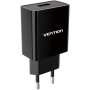 Cargador de pared vention wml-ch07-eu-b/ 1xusb/ 12w