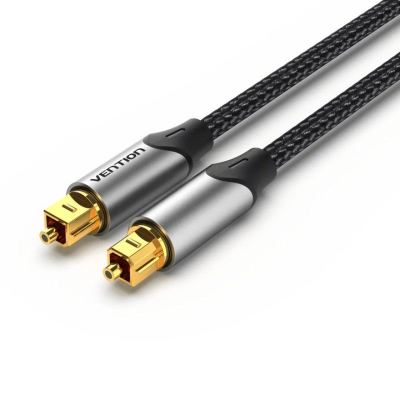 Cable de audio de fibra óptica vention bavhg/ 1.5m/ gris