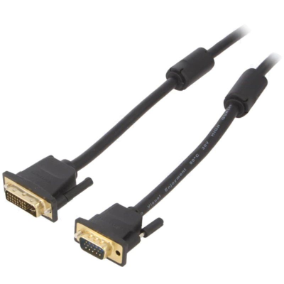 Cable conversor vention eacbf/ dvi macho - vga macho/ 1m/ negro