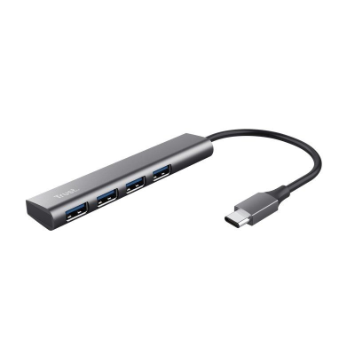 Hub usb tipo-c trust halyx/ 4xusb