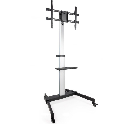 Soporte de suelo inclinable/ ajustable con ruedas tooq fs1886m-b para tv de 37-86'/ hasta 50kg