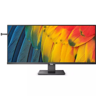 Monitor profesional ultraparonámico philips 40b1u5600 39.53'/ wqhd/ multimedia/ regulable en altura/ negro