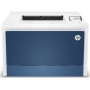 Impresora láser color hp laserjet pro 4202dn dúplex/ blanca y azul