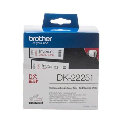 Rollo de papel continuo original brother dk22251