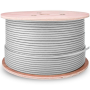 Bobina de cable rj45 awg23 utp aisens a135-0750 cat.6/ 305m/ gris