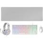 Pack gaming mars gaming mcp-rgb3w/ teclado rgb + ratón óptico + alfombrilla xxl + auriculares