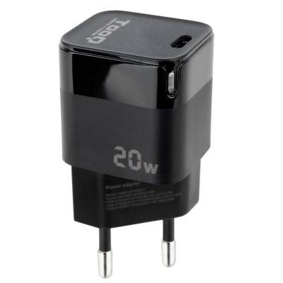 Cargador de pared tooq tqwc-pd20/ 1xusb tipo-c/ 20w