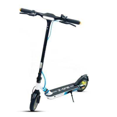 Patinete eléctrico smartgyro z-one certificado/ motor 400w/ ruedas 10'/ 25km/h/ autonomía 30km/ azul