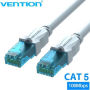 Cable de red rj45 utp vention vap-a10-s2500 cat.5e/ 25m/ azul y blanco