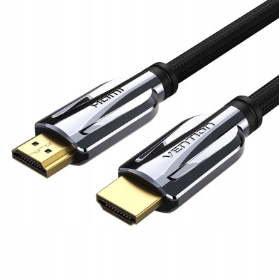 Cable hdmi 2.1 8k vention aalbf/ hdmi macho - hdmi macho/ 1m/ gris y negro