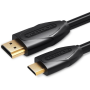 Cable hdmi vention vaa-d02-b200/ hdmi macho - mini hdmi macho/ 2m/ negro