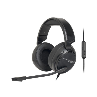 Auriculares gaming con micrófono fonestar win/ jack 3.5/ negros