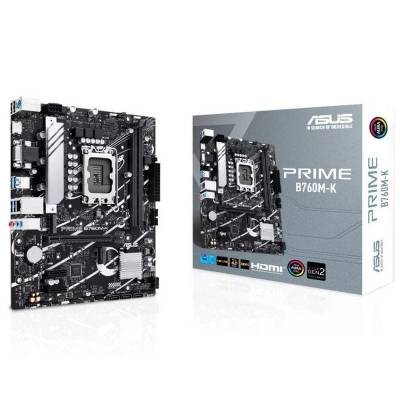 Placa base asus prime b760m-k socket 1700/ micro atx