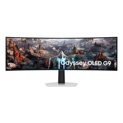 Monitor gaming ultrapanorámico curvo samsung odyssey oled g9 s49cg934su 49'/ dual qhd/ 0.03ms/ 240hz/ oled/ multimedia/ 