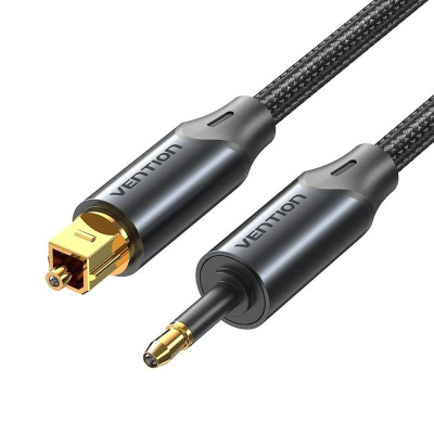 Cable de audio de fibra óptica vention bkcbg/ 1.5m/ negro