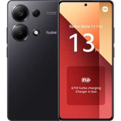 Smartphone xiaomi redmi note 13 pro nfc 8gb/ 256gb/ 6.67'/ negro