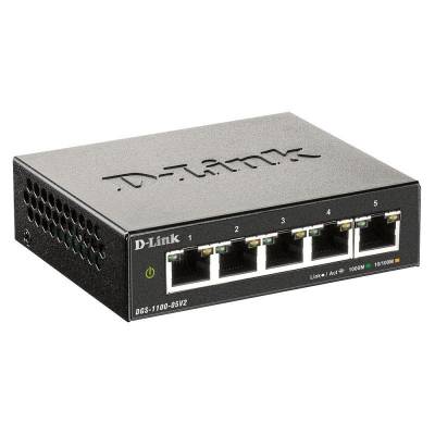 Switch d-link dgs-1100-05v2 5 puertos/ rj-45 10/100/1000