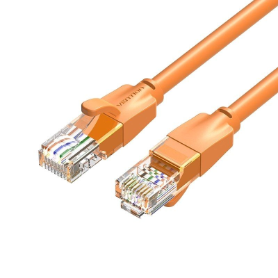 Cable de red rj45 utp vention ibeof cat.6/ 1m/ naranja