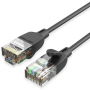 Cable de red rj45 utp vention ibibg cat.6a/ 1.5m/ negro