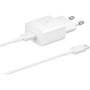 Cargador de pared samsung ep-t1510xwe/ 1xusb tipo-c + cable usb tipo-c/ 15w