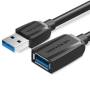 Cable alargador usb 3.0 vention vas-a45-b050/ usb macho - usb hembra/ 5gbps/ 50cm/ negro