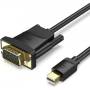 Cable conversor vention hfdbf/ mini displayport macho - vga hembra/ 1m/ negro