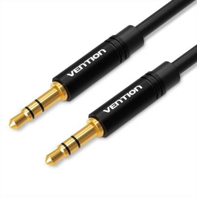 Cable estéreo vention bakbf/ jack 3.5 macho - jack 3.5 macho/ 1m/ negro