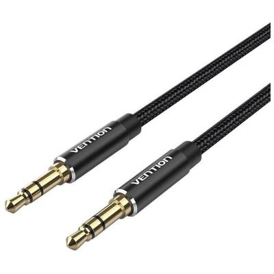 Cable estéreo vention bawbf/ jack 3.5 macho - jack 3.5 macho/ 1m/ negro