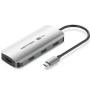 Docking usb tipo-c vention tqdhb/ 1xhdmi 4k/ 3xusb/ 1xusb tipo-c pd/ gris